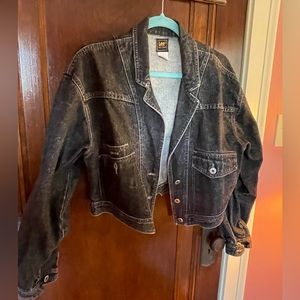 Vintage Lee Cropped Denim Jacket